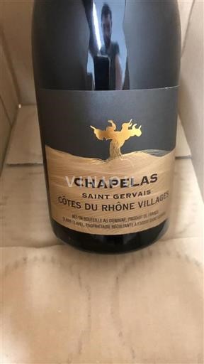 Rhône Valley Côtes du Rhône Villages Chapelas Saint Gervais 2021