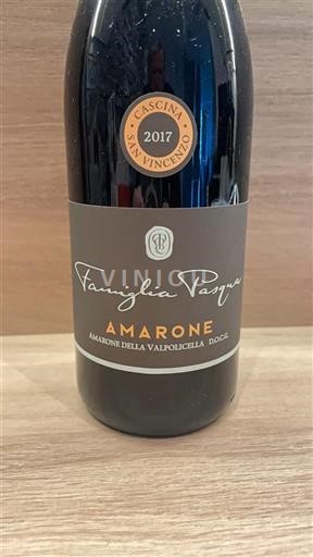 Veneto Amarone della Valpolicella Famiglia Pasqua Cascina San Vincenzo 2017