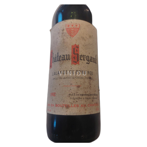 Bordeaux Lalande-de-Pomerol Château Sergant 1982
