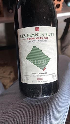 Valle del Loira Saumur-Champigny Pierre-Adrien Vadé Les Hauts Buts 2022