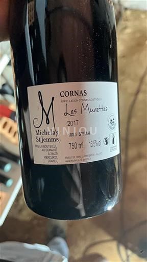 Valle del Rodano Cornas Michelas St Jemms Les Murettes 2017