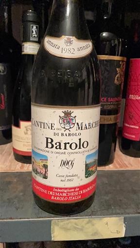 Piedmont Wines Barolo Cantine dei Marchesi di Barolo 1982