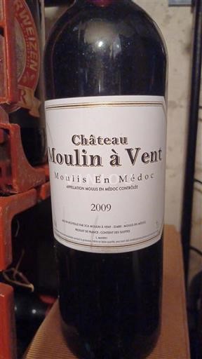 Burdeos Moulis-en-Médoc Château Moulin à Vent 2009