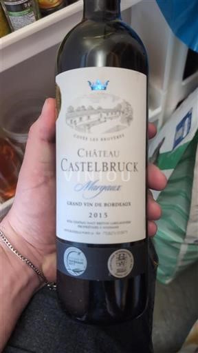 Bordeaux Margaux Château Castelbruck Les Bruyères 2015