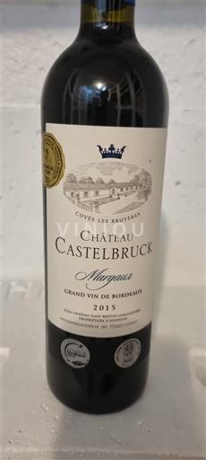 Bordeaux Margaux Château Castelbruck Les Bruyères 2015