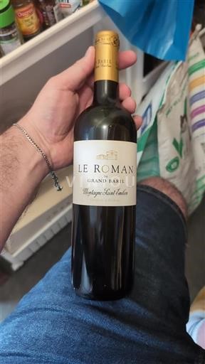Bordéus Montagne-saint-émilion Grand Baril Le Roman 2016