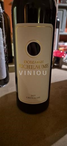 Provence, Ala-Rhônen laakso, Korsika Määrittelemätön Domaine Richeaume Grenache 2021