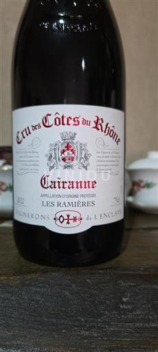 Rona dolina Cairanne Vignerons de l'Enclave Les Ramières 2022