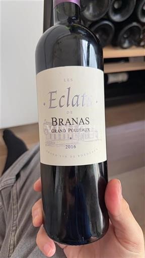 Burdeos Moulis-en-Médoc Branas Grand Poujeaux Les Éclats 2016