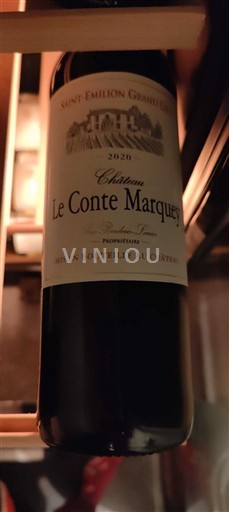 Burdeos Saint-Émilion Gran Cru Grand Cru Château Le Conte Marquey 2020