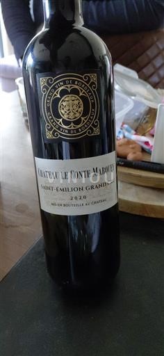 Burdeos Saint-Émilion Gran Cru Grand Cru Château Le Conte Marquey 2020