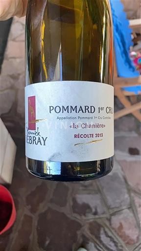 Burgund Pommard Premier Cru Yannick Debray la Chanière 2013