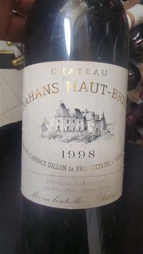 Bordoja Pessac-Léognan Château Bahans Haut-Brion 1998