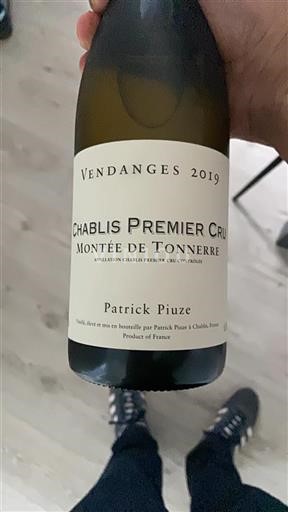Borgoña Chablis Premier Cru Patrick Piuze Montée de Tonnerre 2019