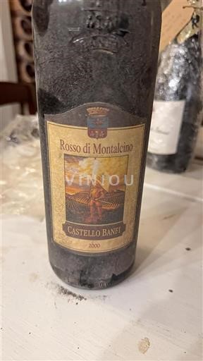 Toscana Rosso de Montalcino Castello Banfi 2000