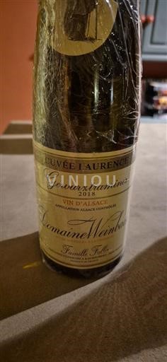 Alsace Grand Cru Domaine Weinbach Laurence 2018