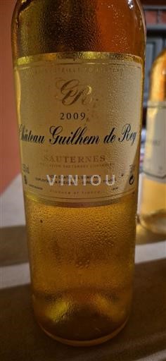 Bordeaux Sauternes Château Guilhem de Rey 2009