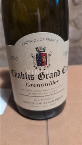 Bourgogne Chablis Grand Cru Jean-Paul & Benoît Droin Grenouilles 2020
