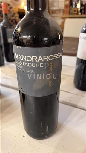 Sicily Mandrarossa Costadune 2009