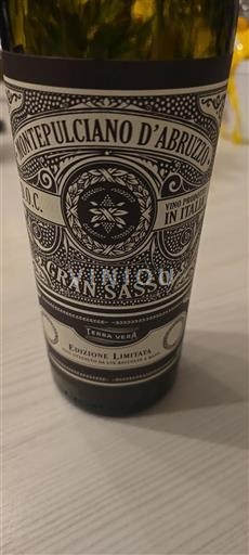 Abruzos Montepulciano d'Abruzzo Gran Sasso Terra Vera Sin añada