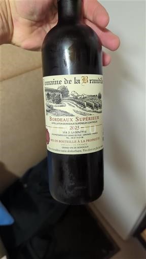 Burdeos Bordeaux superior Domaine La Brandille 2023