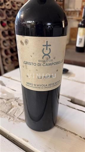 Sicily Not Specified Baglio del Cristo di Campobello Lu Patri 2015