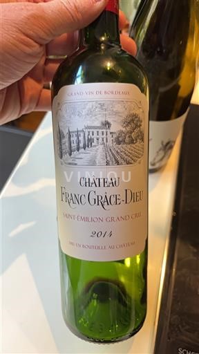 Bordeaux Saint-Émilion Grand Cru Grand Cru Château Franc Grâce-Dieu 2014