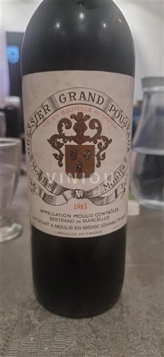 Burdeos Moulis-en-Médoc Château Gressier Grand Poujeaux 1983