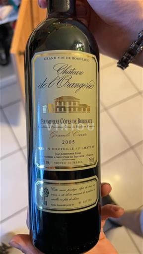Bordeaux Premières-côtes-de-bordeaux Château L'Orangerie Grande 2005