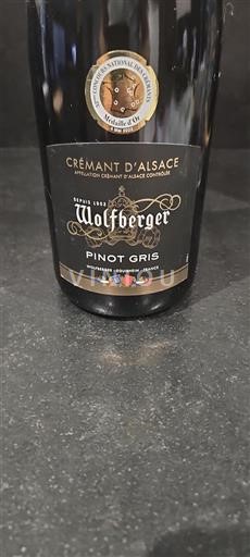 Alsace Crémant-d'alsace Grand Cru Wolfberger Pinot Gris Non Millésimé
