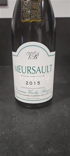 Burgund Meursault Domaine Virely-Rougeot 2015