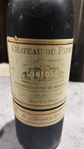 Bordeaux Premières-côtes-de-bordeaux Château Payre 2001