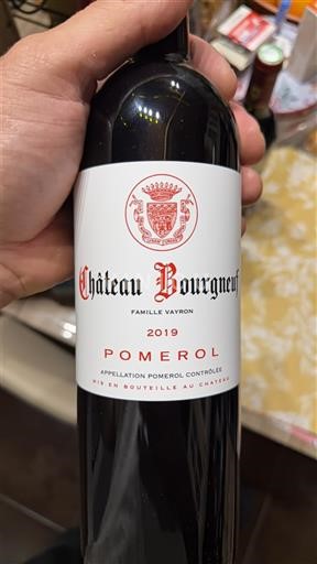 Bordeaux Pomerol Château Bourgneuf 2019
