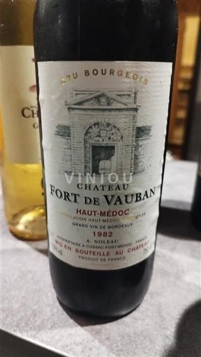 Bordeaux Haut-Médoc Cru Bourgeois Château Fort de Vauban 1982