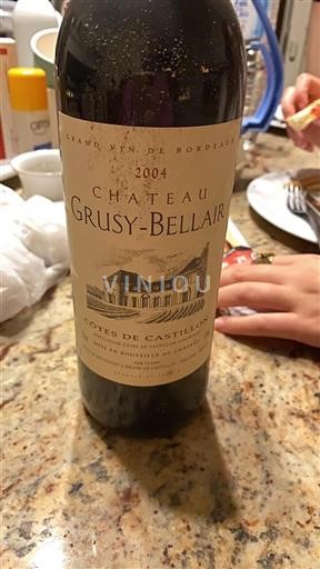Bordeaux Not Specified Château Grusy-Bellair 2004