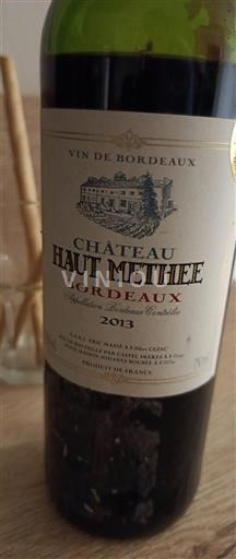 Burdeos Bordeaux Château Haut Methée 2013
