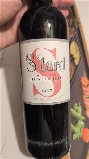 Burdeos Saint-Émilion Soutard S'tard 2017