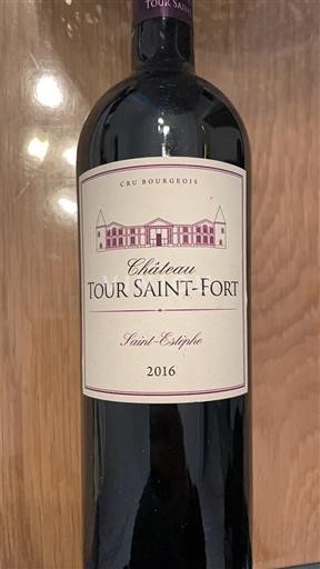 Bordeaux Saint-Estèphe Cru Bourgeois Château Tour Saint-Fort 2016