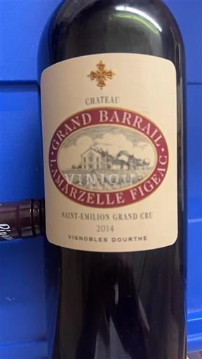 Bordeaux Saint-Émilion Grand Cru Grand Barrail Lamarzelle Figeac 2014