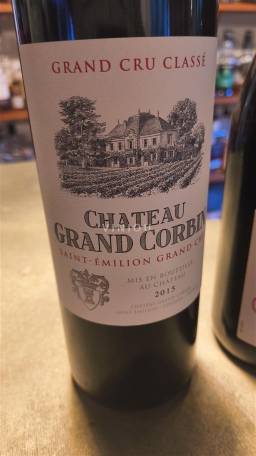 Bordeaux Saint-Émilion Grand Cru Château Grand Corbin 2015