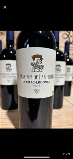 Bordeaux Pessac-Léognan Chevalier de Labottière 2019