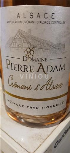 Alsasko Crémant d'Alsace Domaine Pierre Adam Neročník