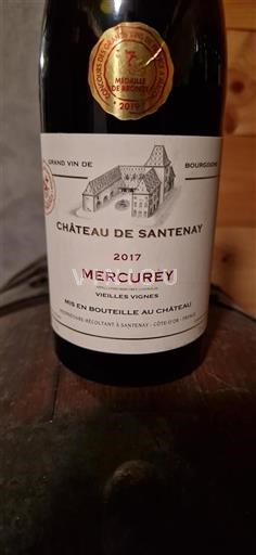Burgundy Mercurey Château Santenay Vieilles Vignes 2017