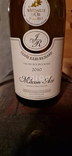 Borgogna Mâcon e Mâcon-Villages La Cave Azé Jules Richard 2010