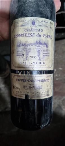 Bordeaux Haut-Médoc Château Comtesse du Parc des Termes 2006