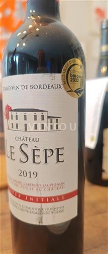 Bordeaux Château Le Sèpe Initiale 2019