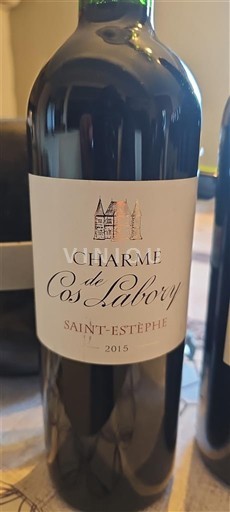 Bordeaux Saint-Estèphe Cos Labory Charme 2015
