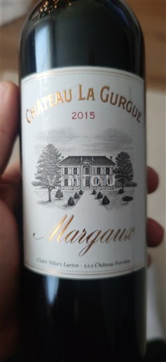 Bordeaux Margaux Château La Gurgue 2015