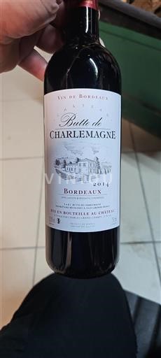 Bordeaux Butte de Charlemagne 2014
