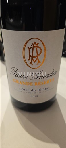 Valle del Ródano Côtes del Ródano Pierre Amadieu Grande Réserve 2019